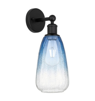 Edison One Light Wall Sconce in Matte Black (405|6161WBKG4806SB)