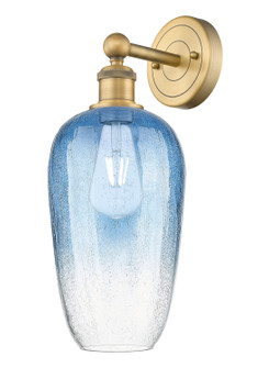 Edison One Light Wall Sconce in Brushed Brass (405|6161WBBG4847SB)