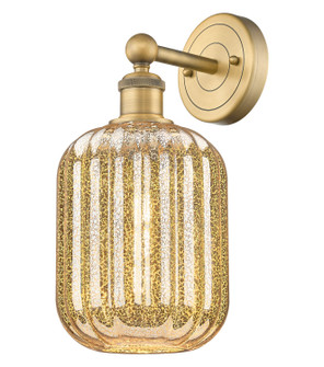 Edison One Light Wall Sconce in Brushed Brass (405|6161WBBG4607ME)