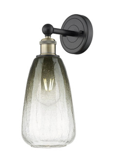 Edison One Light Wall Sconce in Black Antique Brass (405|6161WBABG4806SL)