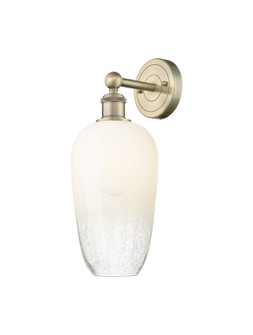 Edison One Light Wall Sconce in Antique Brass (405|6161WABG4847OP)