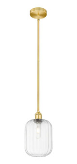 Edison One Light Mini Pendant in Satin Gold (405|6161SSGG4607CL)