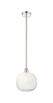 Edison One Light Mini Pendant in Polished Nickel (405|6161SPNG48110OP)
