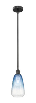 Edison One Light Mini Pendant in Matte Black (405|6161SBKG4806SB)