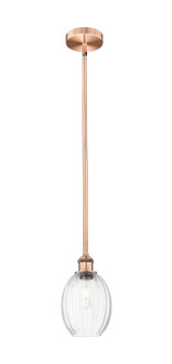 Edison One Light Mini Pendant in Antique Copper (405|6161SACG4596CL)