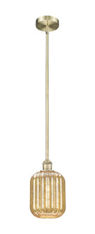 Edison One Light Mini Pendant in Antique Brass (405|6161SABG4607ME)