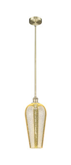 Edison One Light Mini Pendant in Antique Brass (405|6161SABG4568ME)