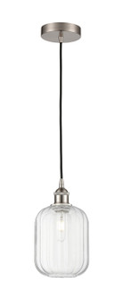 Edison One Light Mini Pendant in Brushed Satin Nickel (405|6161PSNG4607CL)