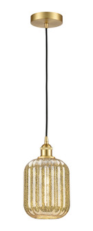 Edison One Light Mini Pendant in Satin Gold (405|6161PSGG4607ME)