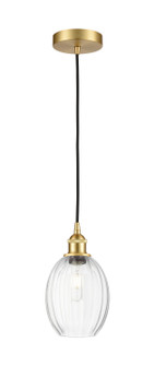 Edison One Light Mini Pendant in Satin Gold (405|6161PSGG4596CL)