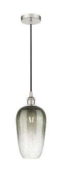 Edison One Light Mini Pendant in Polished Nickel (405|6161PPNG4847SL)