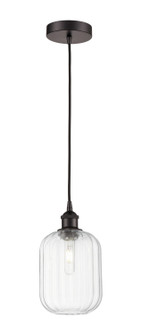 Edison One Light Mini Pendant in Oil Rubbed Bronze (405|6161POBG4607CL)