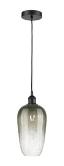 Edison One Light Mini Pendant in Matte Black (405|6161PBKG4847SL)