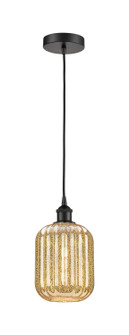 Edison One Light Mini Pendant in Matte Black (405|6161PBKG4607ME)