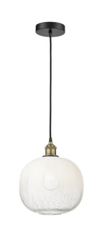 Edison One Light Mini Pendant in Black Antique Brass (405|6161PBABG48110OP)