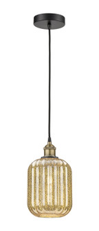 Edison One Light Mini Pendant in Black Antique Brass (405|6161PBABG4607ME)