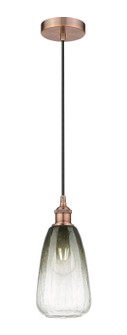 Edison One Light Mini Pendant in Antique Copper (405|6161PACG4806SL)