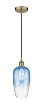 Edison One Light Mini Pendant in Antique Brass (405|6161PABG4847SB)