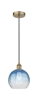 Edison One Light Mini Pendant in Antique Brass (405|6161PABG4838SB)