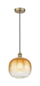 Edison One Light Mini Pendant in Antique Brass (405|6161PABG48110AM)