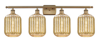 Ballston Four Light Bath Vanity in Brushed Brass (405|5164WBBG4607ME)