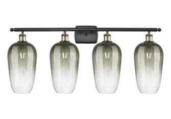 Ballston Four Light Bath Vanity in Black Antique Brass (405|5164WBABG4847SL)