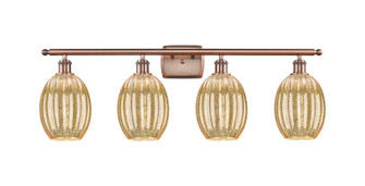 Ballston Four Light Bath Vanity in Antique Copper (405|5164WACG4596ME)