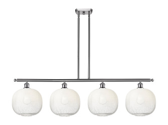 Ballston Four Light Island Pendant in Brushed Satin Nickel (405|5164ISNG48110OP)