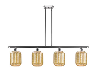 Ballston Four Light Island Pendant in Brushed Satin Nickel (405|5164ISNG4607ME)