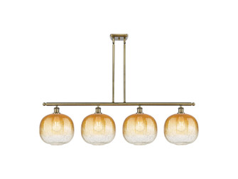Ballston Four Light Island Pendant in Antique Brass (405|5164IABG48110AM)