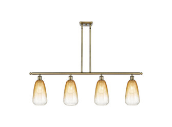 Ballston Four Light Island Pendant in Antique Brass (405|5164IABG4806AM)