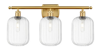 Ballston Three Light Bath Vanity in Satin Gold (405|5163WSGG4607CL)