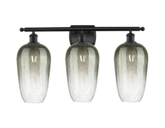 Ballston Three Light Bath Vanity in Matte Black (405|5163WBKG4847SL)