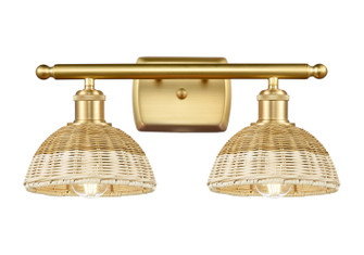 Ballston Two Light Bath Vanity in Satin Gold (405|5162WSGNBD275NAT)