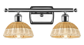 Ballston Two Light Bath Vanity in Polished Chrome (405|5162WPCNBD275NAT)