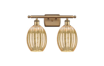 Ballston Two Light Bath Vanity in Brushed Brass (405|5162WBBG4596ME)