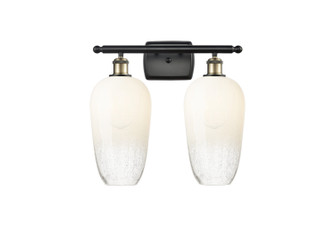 Ballston Two Light Bath Vanity in Black Antique Brass (405|5162WBABG4847OP)