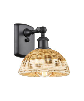 Ballston One Light Wall Sconce in Matte Black (405|5161WBKNBD275NAT)