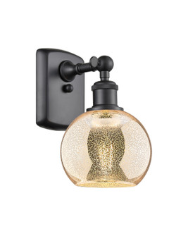 Ballston One Light Wall Sconce in Matte Black (405|5161WBKG4847OP)