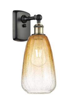 Ballston One Light Wall Sconce in Black Antique Brass (405|5161WBABG4806AM)