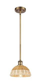 Ballston One Light Mini Pendant in Brushed Brass (405|5161SBBNBD275NAT)