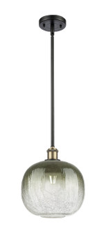 Ballston One Light Mini Pendant in Black Antique Brass (405|5161SBABG48110SL)