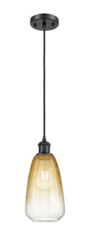 Ballston One Light Mini Pendant in Matte Black (405|5161PBKG4806AM)