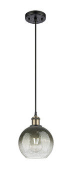 Ballston One Light Mini Pendant in Black Antique Brass (405|5161PBABG4838SL)