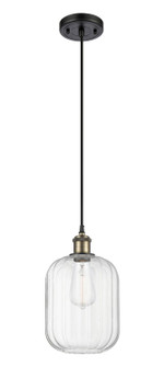 Ballston One Light Mini Pendant in Black Antique Brass (405|5161PBABG4607CL)