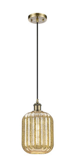Ballston One Light Mini Pendant in Antique Brass (405|5161PABG4607ME)