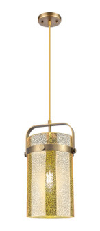 Downtown Urban One Light Mini Pendant in Brushed Brass (405|4131PMBBG4131S8ME)