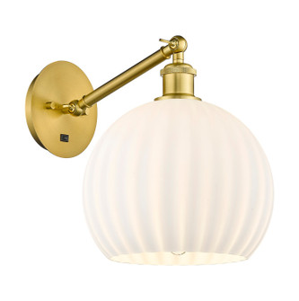 Ballston One Light Wall Sconce in Satin Gold (405|3171WSGG121710WV)