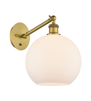 Ballston One Light Wall Sconce in Brushed Brass (405|3171WBBG12110)