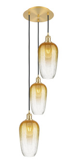 Ballston Three Light Pendant in Satin Gold (405|113B3PSGG4847AM)